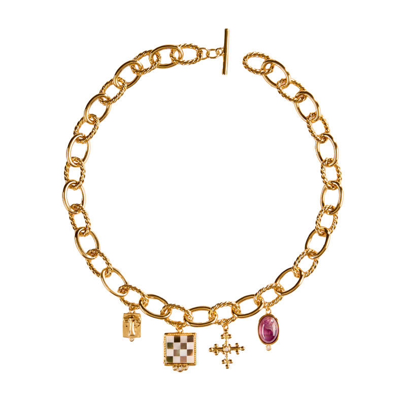 IVY - Chunky Charm Necklace