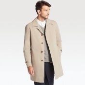 Uniqlo Men Single Breasted Rain Coat - Beige - S Uniqlo Men Single Breasted Rain Coat - Beige - S