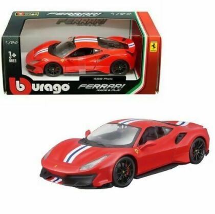 Bburago 124 Ferrari 488 Pista Diecast Car From Howleys Toys