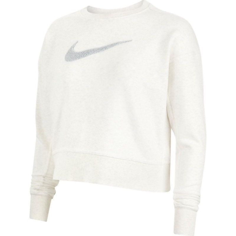 nike dri fit get fit women's graphic crew neck sweatshirt