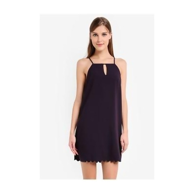 Deep Purple Halter Dress