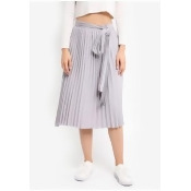 Pleated Tie Waist Skirt Pleated Tie Waist Skirt