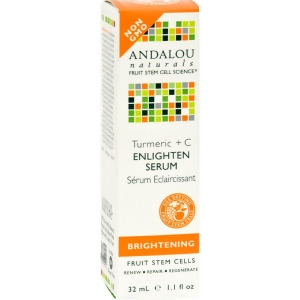Andalou Naturals Enlighten Serum Turmeric C Brightening 1.1 oz - All