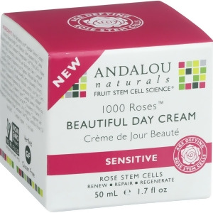 Andalou Naturals Beautiful Day Cream 1000 Roses 1.7 oz - All