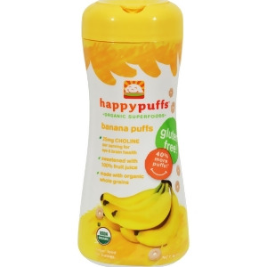 Happy Baby Organic Puffs Banana 2.1 oz Pack of 6 - All