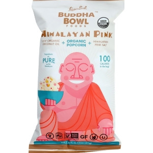 Lesser Evil Popcorn Organic Himalayan Pink .88 oz Pack of 18 - All