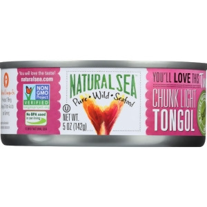 Natural Sea Tuna Tongol Chunk Light Salted 5 oz Pack of 12 - All