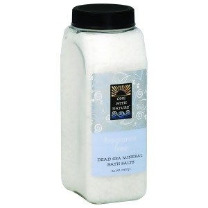 One With Nature Bath Salts Dead Sea Mineral Fragrance 32 oz - All