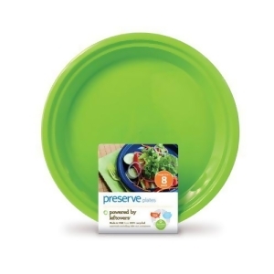 Preserve Large Reusable Plates Apple Green Pack of 12 8 Pack 10.5 in - All