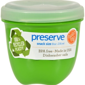 Preserve Mini Food Storage Container Apple Green Pack of 12 8 oz - All
