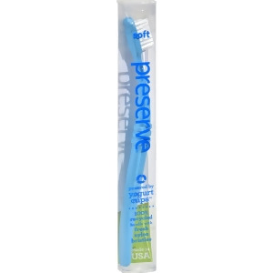 Preserve Toothbrush in a Travel Pack Soft 6 Pack Assorted Colors - All