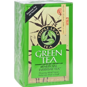 Triple Leaf Tea Green Tea Pack of 6 20 Bags - All