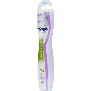 Tom's of Maine Adult Toothbrush Soft Pack of 6 - All
