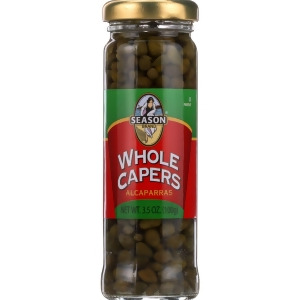 Season Brand Capers Whole Non Pariels 3.5 oz Pack of 6 - All