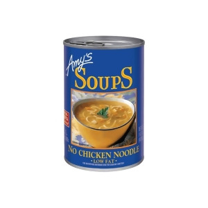 Amy's No Chicken Noodles Soup 14.1 Oz Cans - Pack of 12