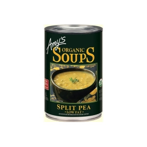 Amy's Organic Split Pea Soup 14.1 Oz Cans - Pack of 12