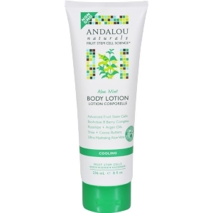 Andalou Naturals Aloe Mint Cooling Body Lotion 8 Fz Pack of 2 - All