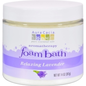 Aura Cacia Foam Bath Relaxing Lavender 14 Oz Pack of 2 - All