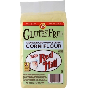 Bob's Red Mill Gluten Corn Flour 24 Oz Pack of 4 - All