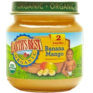 Earth's Best Organic Banana Mango Blends 4 Oz Pack of 12 - All