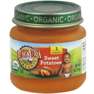 Earth's Best Organic First Sweet Potatoes 2.5 Oz Pack of 12 - All