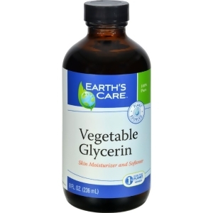 Earth's Care 100% Natural Vegan Glycerin 8 Fz Pack of 4 - All