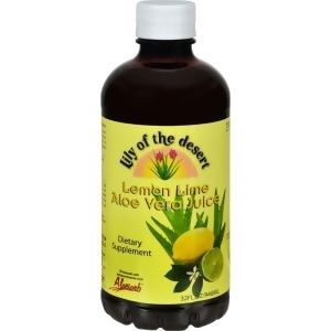 Lily of The Desert Lemon Lime Aloe Vera Juice 32 Fz Pack of 2 - All