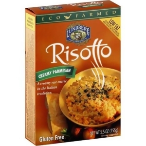 Lundberg Family Farms Creamy Parmesan Risotto 5.5 Oz Boxes Pack of 6 - All