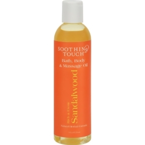 Soothing Touch Sandalwood Bath And Body Oil 8 Fz Pack of 2 - All