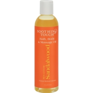 Soothing Touch Sandalwood Bath And Body Oil 8 Fz Pack of 2 - All