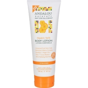Andalou Naturals Mandarin Vanilla Vitalizing Body Lotion 8 Fz Pack of 2 - All