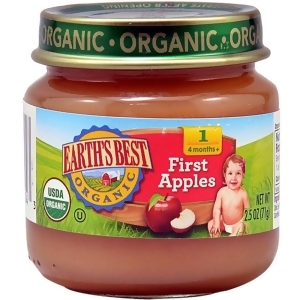 Earth's Best Organic First Apples 2.5 Oz Pack of 12 - All