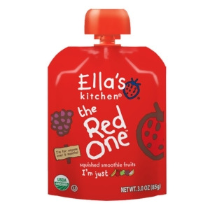 Ella's Kitchen The Red One Fruit Smoothie 3 Oz Pack of 12 - All