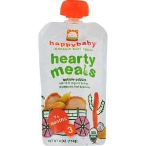 Happy Family Organic Baby Food Stage 3 Gobble Gobble 4 Oz Pack of 16 - All