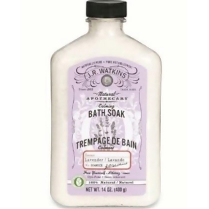 J.r. Watkins Calming Lavender Bath Soak 14 Oz Pack of 2 - All