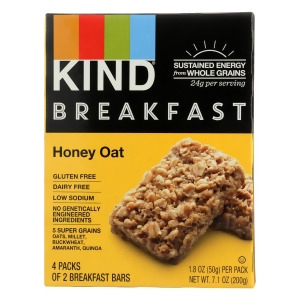 KIND, BREAKFAST BARS, HONEY OAT