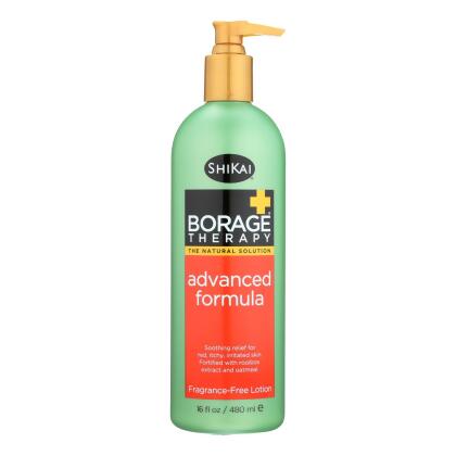 Shikai Products Borage Therapy Advanced Formula Lotion - 16 Fl oz. - These Omega6 products are specifically formulated to relieve dry cracked skin in just days AND promote the growth of healthy new skin cells for long term benefits.  They bring relief to those who suffer from chronic dry skin..