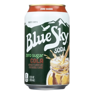 UPC 049000069709 product image for Blue Sky Soda Zero Cola Case of 4 6/12 fl oz. - All | upcitemdb.com