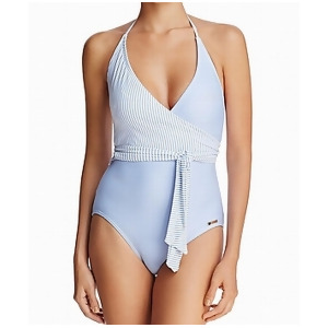 UPC 755448587889 product image for Vince Camuto Women's Swimwear White Blue Striped One-Piece - All | upcitemdb.com
