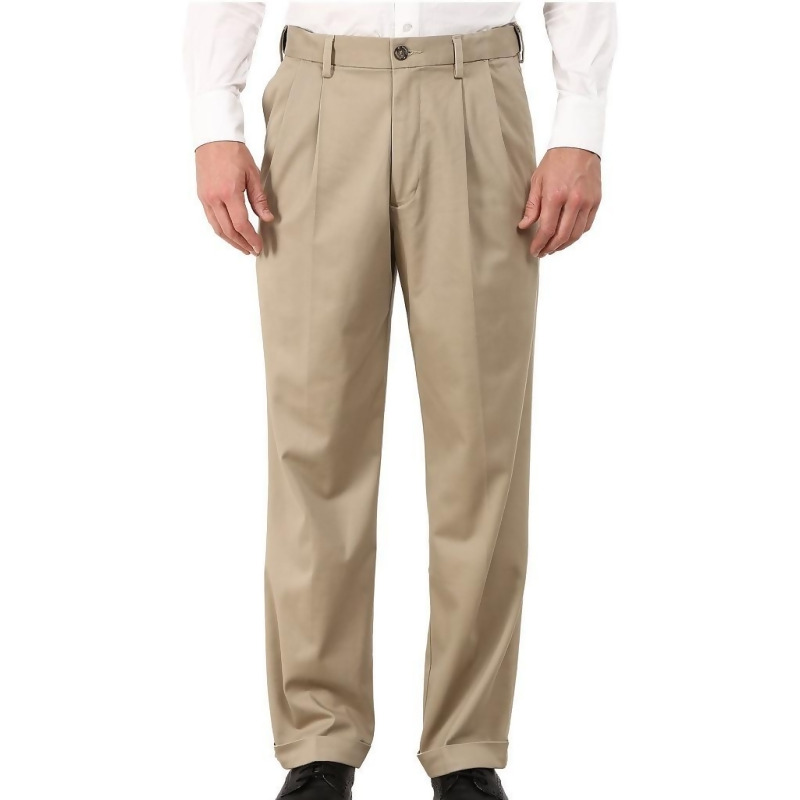 men's loose fit khakis