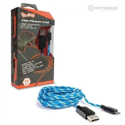 PS4/ Xbox1/ PS Vita 2000 Micro USB Charge Cable (Blue/White)Hyperkin Polygon 