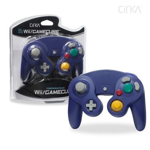 Nintendo Wii/ GameCube Wired Controller (Purple) - CirKa