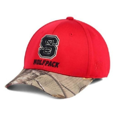 NC State Wolfpack NCAA TOW Region Camo Stretch Fitted Hat 