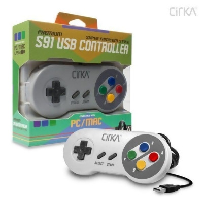 S91 PC/ Mac Premium SNES-Style USB Controller (Super Famicom) - CirKa 