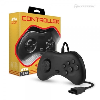 Cirka Controller for Sega Saturn (Black) - CirKa 