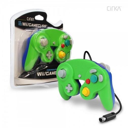 Nintendo Wii/GameCube CirKa controller (Green/Blue)