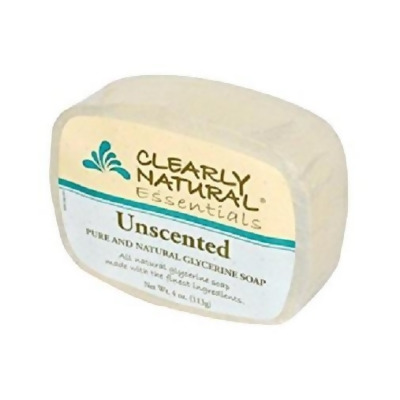 Clearly Natural Essentials Unscented Glycerin Soap 