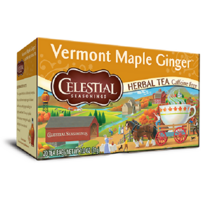 Celestial Seasonings Tea Vermont Maple Ginger 