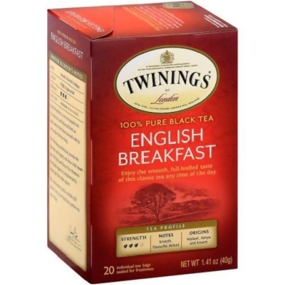 Twinings Of London English Breakfast Pure Black Tea 