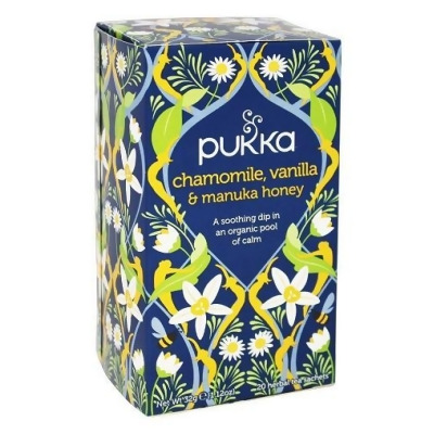 Pukka Organic Chamomile, Vanilla & Manuka Honey Herbal Tea 